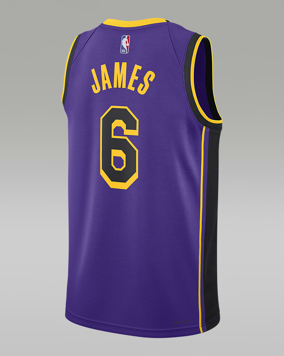 Los Angeles Lakers Statement Edition Men s Jordan Dri FIT NBA Swingman Jersey. Nike PH
